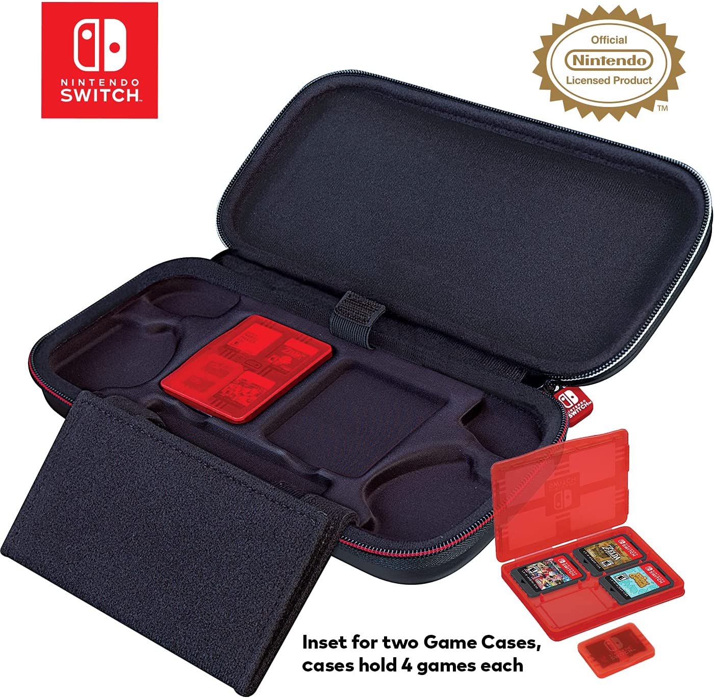 Скриншоты Дорожный чехол Deluxe Travel Case для Nintendo Switch/OLED/Lite [NNS40] интернет-магазин Омегагейм