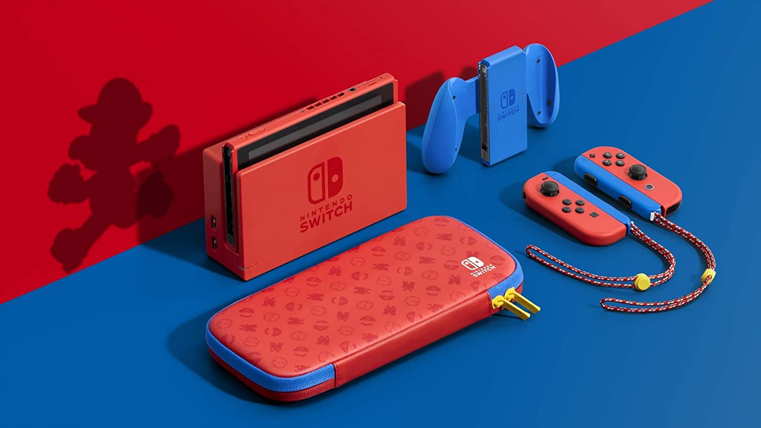 Скриншоты Игровая приставка Nintendo Switch Особое издание Mario Red & Blue интернет-магазин Омегагейм