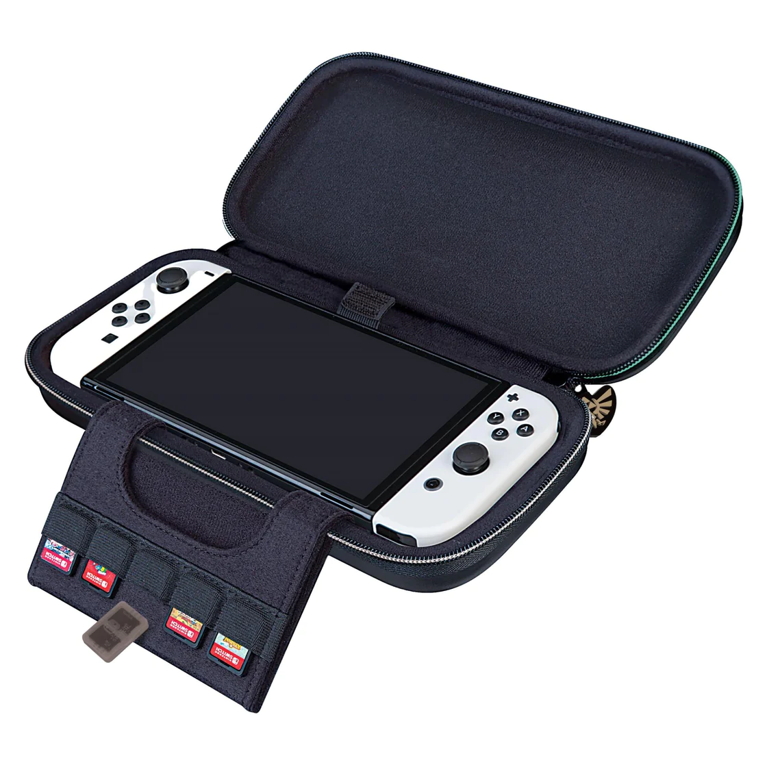 Скриншоты Дорожный чехол Deluxe Travel Case - Legend of Zelda: Tears of the Kingdom для Nintendo Switch/OLED/Lite [NNS433] интернет-магазин Омегагейм
