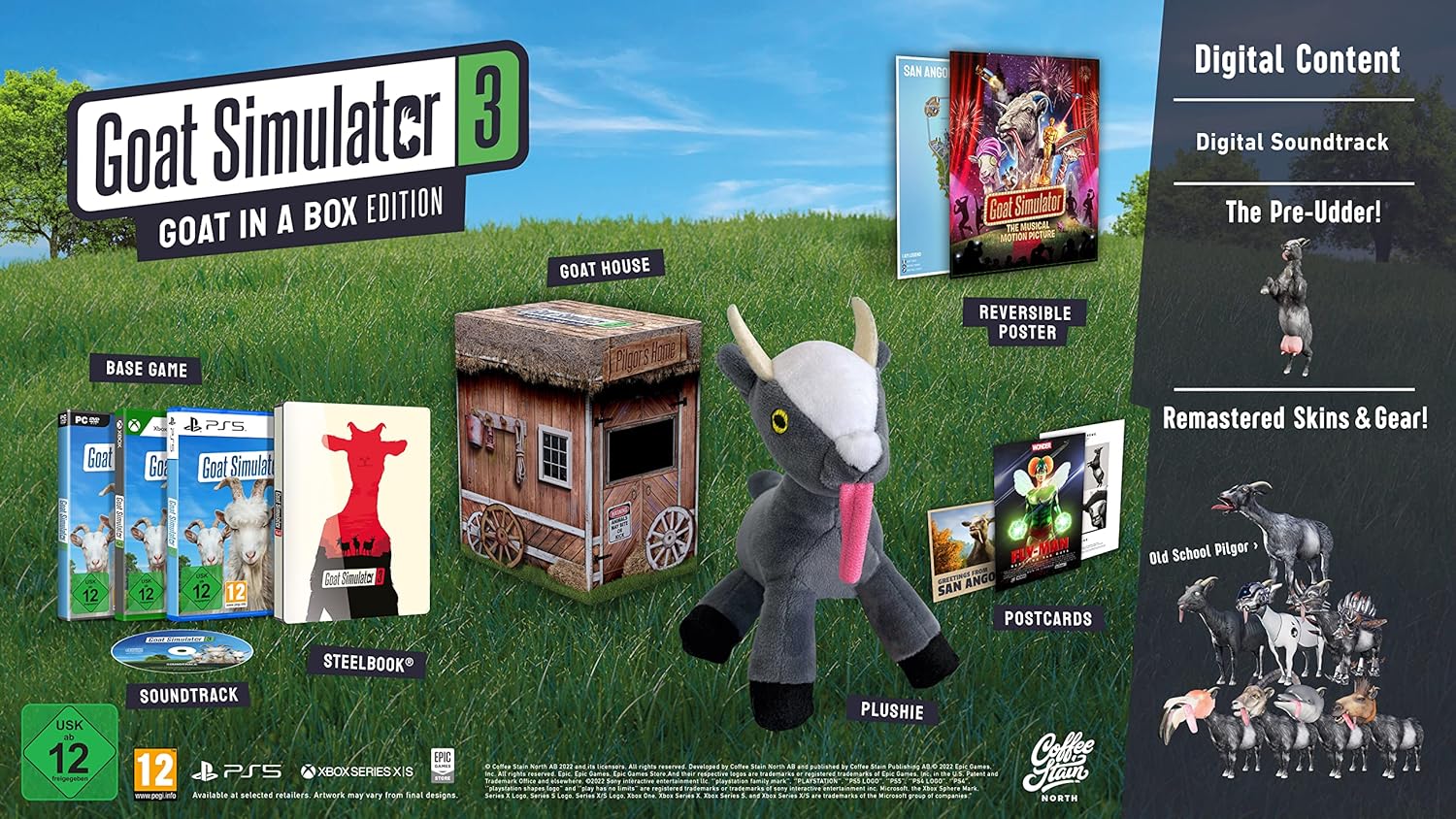 Скриншоты Goat Simulator 3 Goat In A Box Edition [PS5, русская версия] интернет-магазин Омегагейм