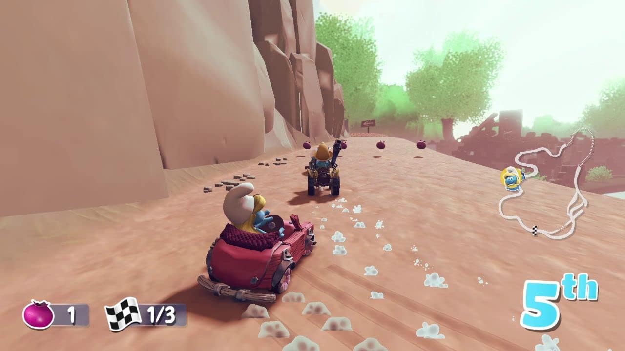Скриншоты Smurfs Kart [Смурфики: Картинг][PS4, русская версия] интернет-магазин Омегагейм