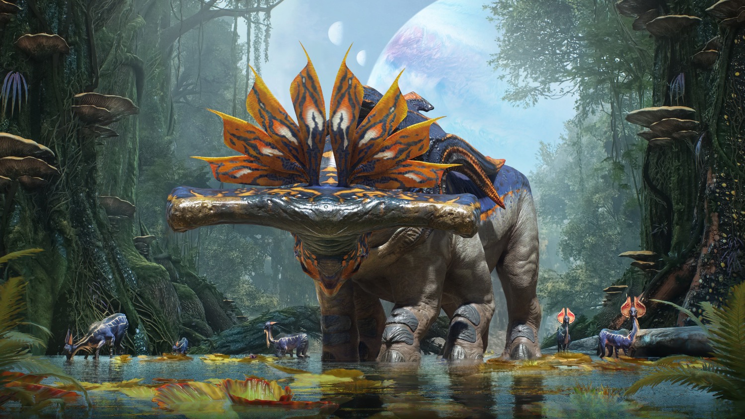Скриншоты Avatar: Frontiers of Pandora [Аватар: Рубежи Пандоры][PS5, русская версия] интернет-магазин Омегагейм