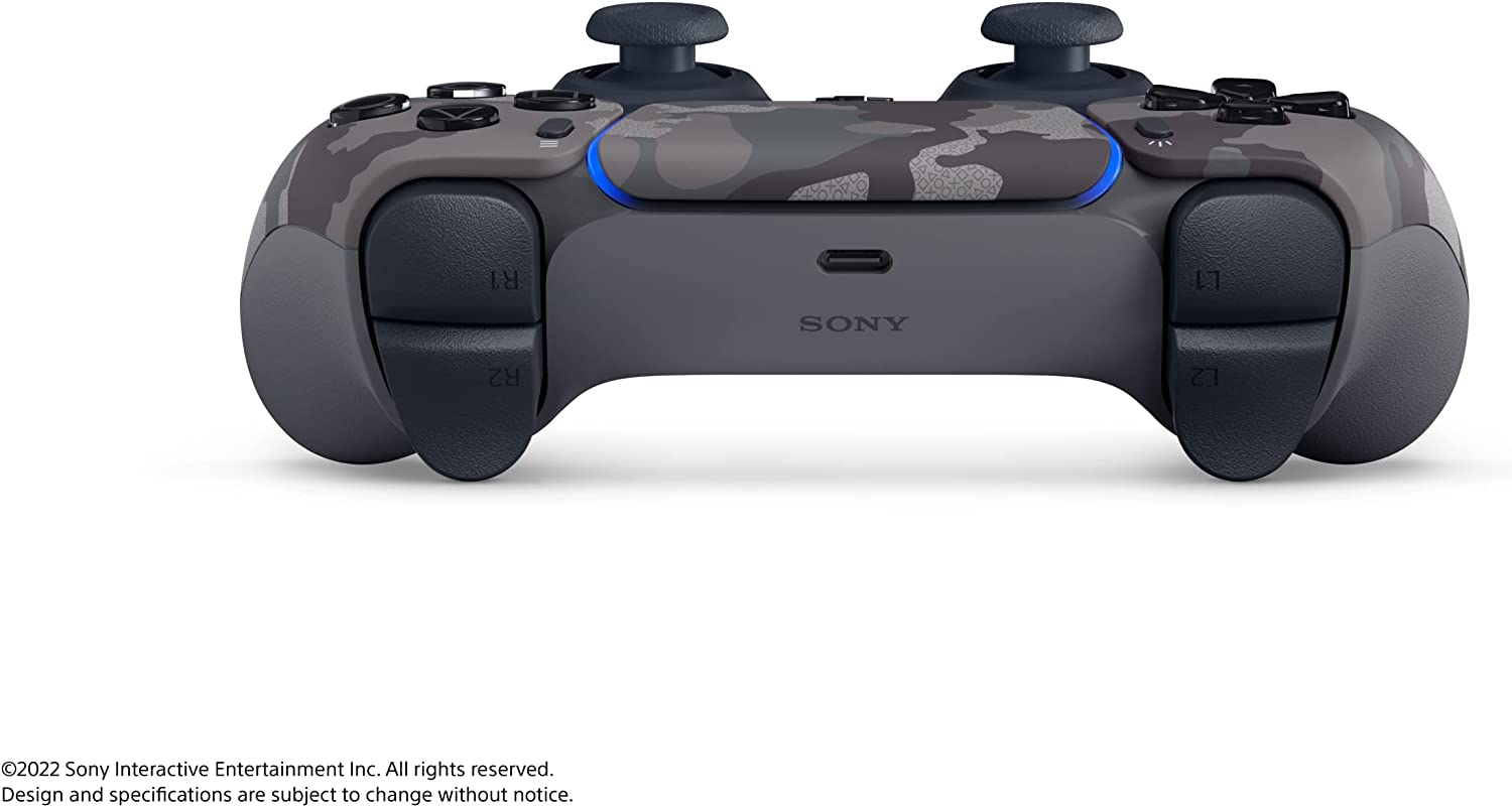 Скриншоты Беспроводной геймпад DualSense для PS5 Gray Camouflage (Серый камуфляж) интернет-магазин Омегагейм