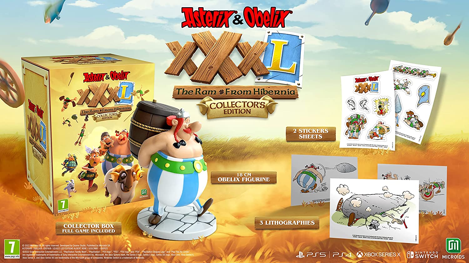Скриншоты Asterix & Obelix XXXL: The Ram from Hibernia - Collector's Edition [Nintendo Switch, русская версия] интернет-магазин Омегагейм