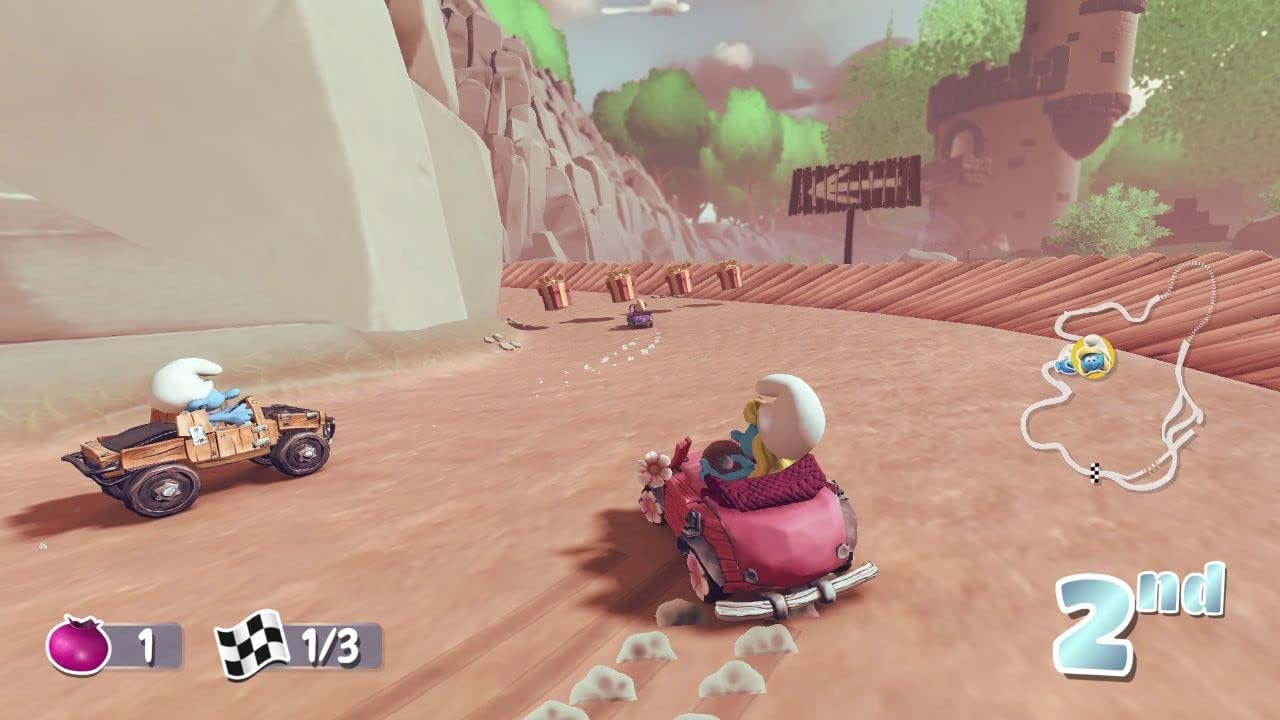 Скриншоты Smurfs Kart [Смурфики: Картинг][PS5, русская версия] интернет-магазин Омегагейм