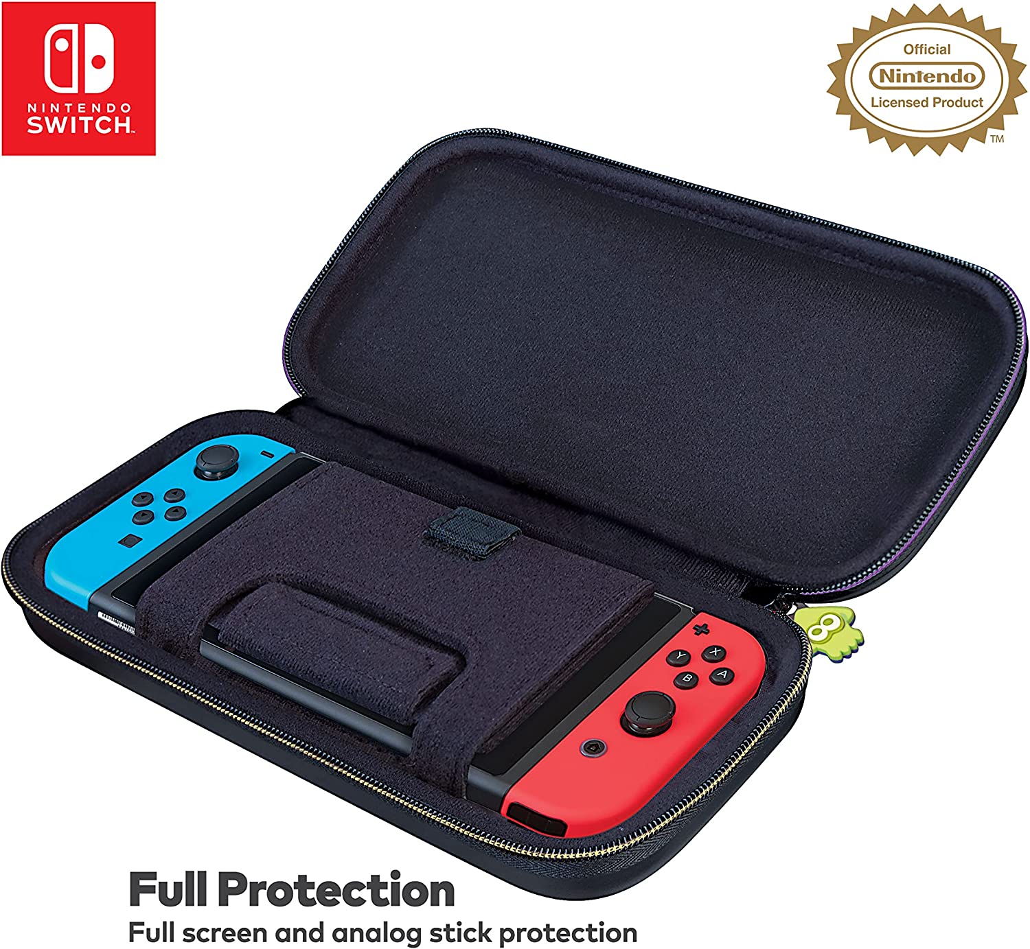 Скриншоты Дорожный чехол Deluxe Travel Case - Splatoon 3 для Nintendo Switch/OLED/Lite [NNS51B] интернет-магазин Омегагейм