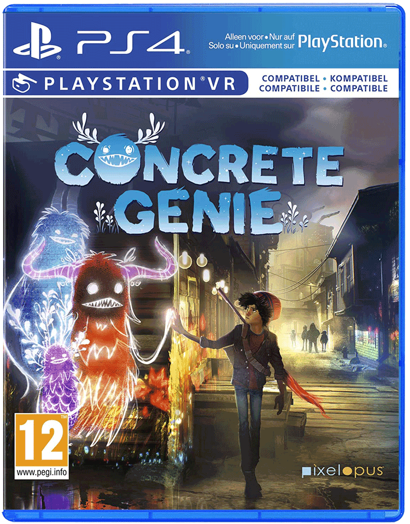 Concrete genie. Concrete Genie (городские духи). Concrete Genie (с поддержкой PS VR) [ps4, русская версия]. Игра городские духи ps4. Concrete Genie PLAYSTATION 4.
