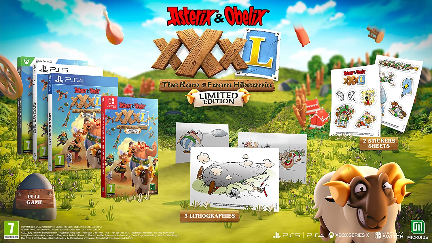 Скриншоты Asterix & Obelix XXXL: The Ram from Hibernia - Limited Edition [Xbox One/Series X, русская версия] интернет-магазин Омегагейм