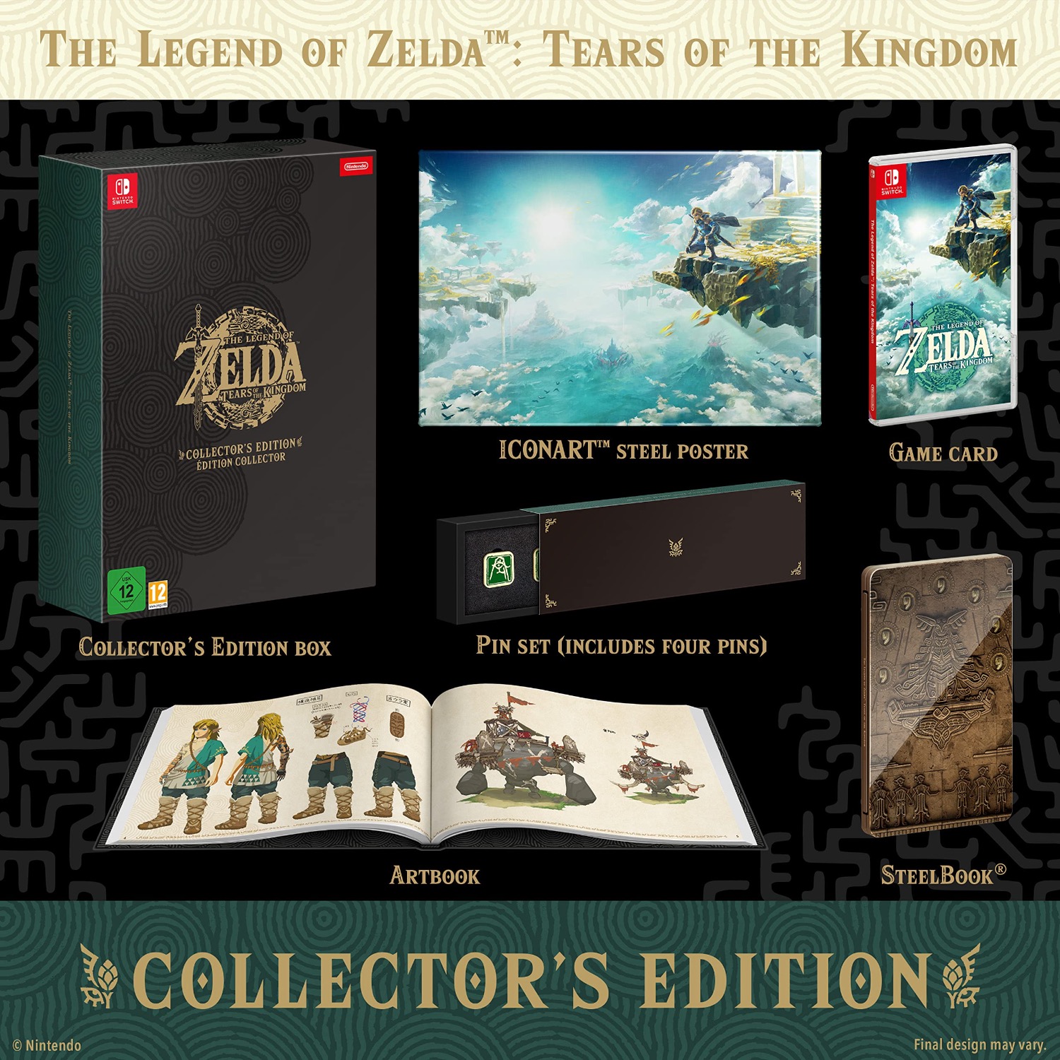 Скриншоты Legend of Zelda: Tears of the Kingdom Collectors Edition [Nintendo Switch, русская версия] интернет-магазин Омегагейм