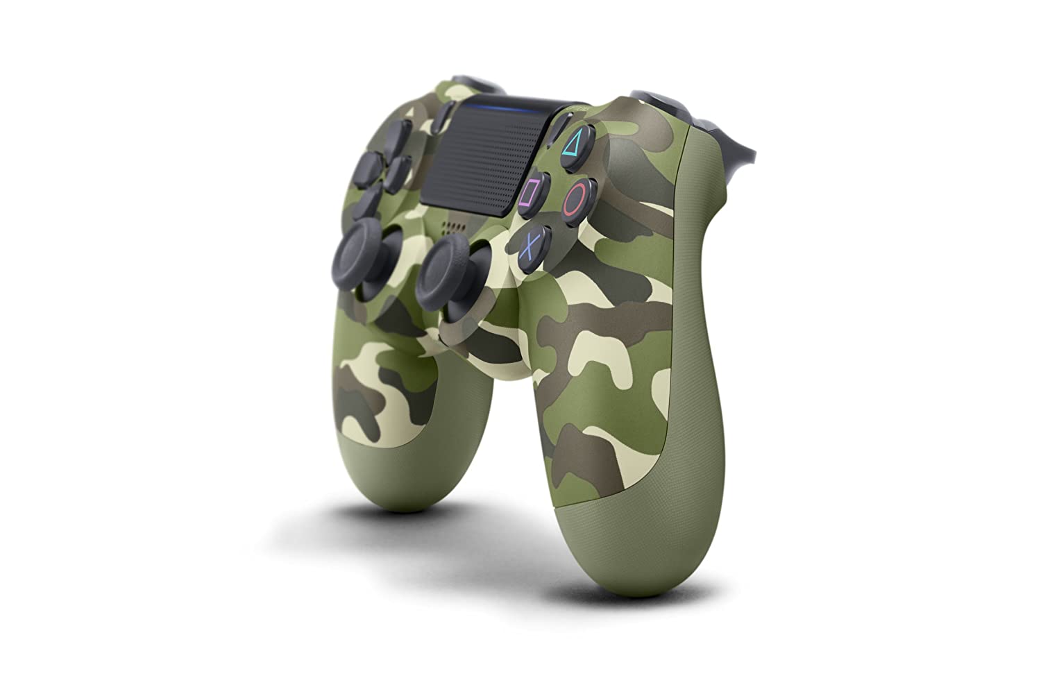 Скриншоты Беспроводной геймпад Sony DualShock 4 V2 Green Camouflage (CUH-ZCT2U)(Зеленый камуфляж) для PS4 интернет-магазин Омегагейм