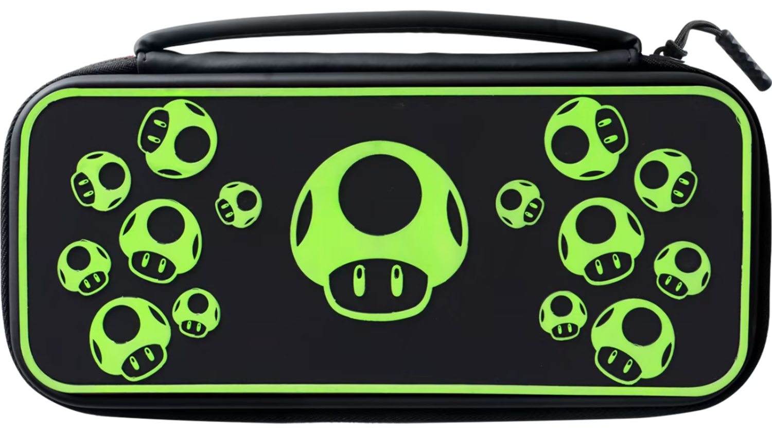 Скриншоты Дорожный чехол Travel Case Plus - Super Mario 1-Up Glow in the Dark для Nintendo Switch OLED интернет-магазин Омегагейм