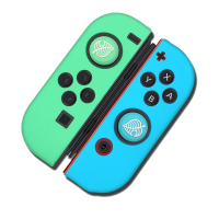 Силиконовый чехол и накладки в стиле Animal Crossing Листик для контроллеров Joy-Con [Nintendo Switch]