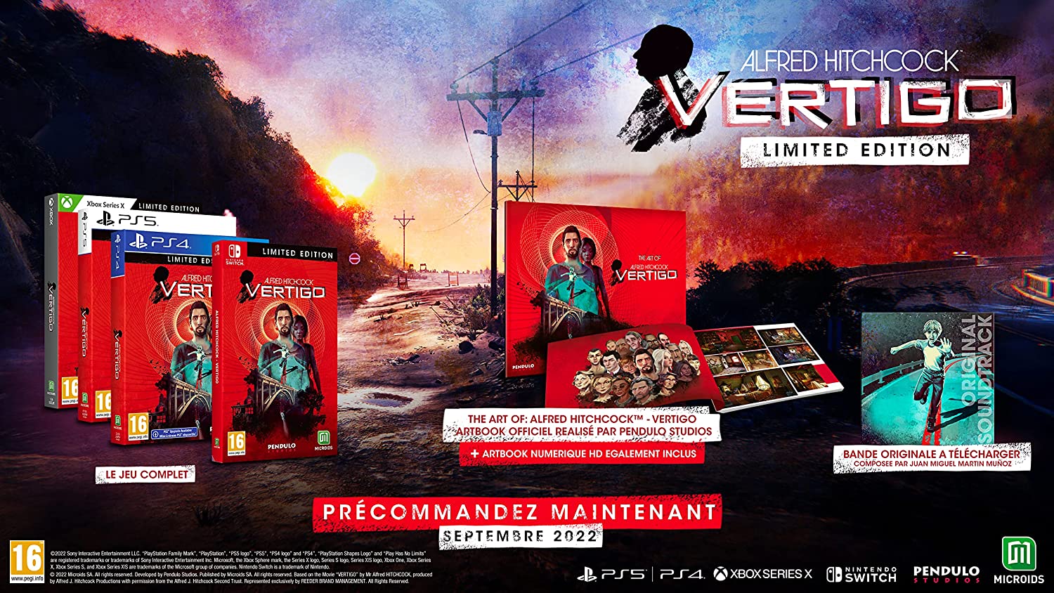 Скриншоты Alfred Hitchcock: Vertigo Limited Edition [Головокружение][PS4, русская версия] интернет-магазин Омегагейм