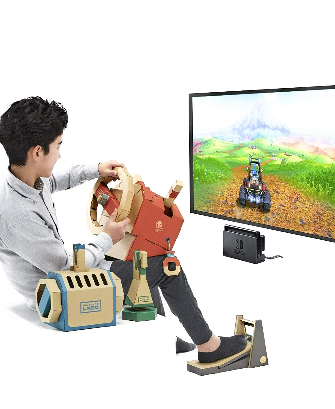 Скриншоты Nintendo Labo Vehicle Kit [Транспорт] интернет-магазин Омегагейм