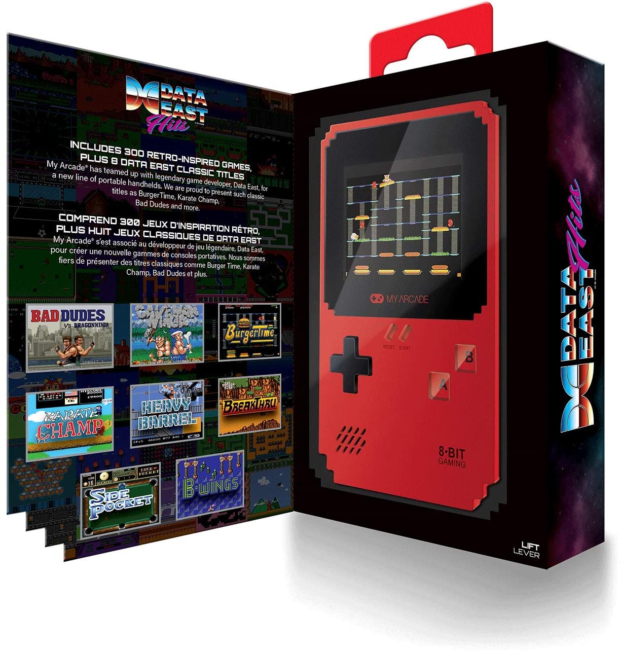 Скриншоты Портативная игровая приставка My Arcade Data East Pixel Classic (300 классических игр) интернет-магазин Омегагейм