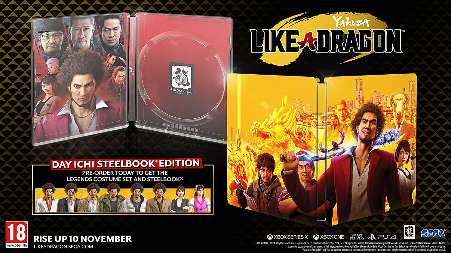 Скриншоты Yakuza: Like a Dragon Day Ichi Steelbook Edition [Xbox One/Series X, русская версия] интернет-магазин Омегагейм