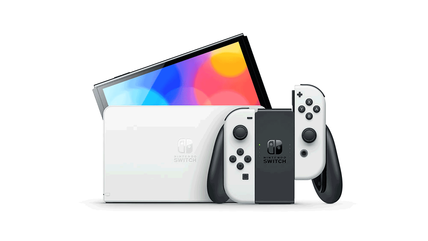 Скриншоты Игровая приставка Nintendo Switch - OLED-модель Белая (White) + Ring Fit + Mario 3D All-Stars интернет-магазин Омегагейм