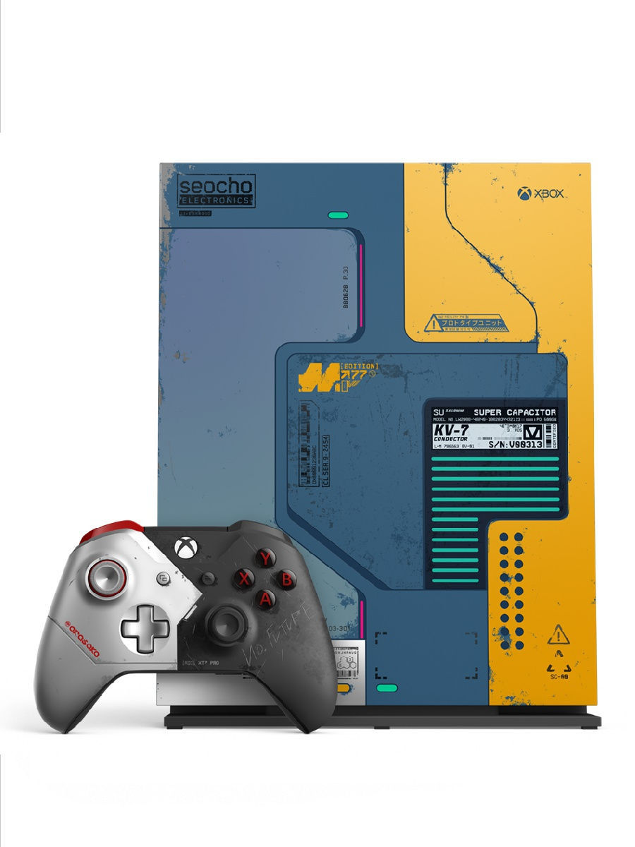 Скриншоты Игровая приставка Microsoft Xbox One X Cyberpunk 2077 Limited Edition интернет-магазин Омегагейм